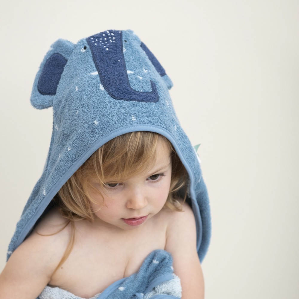 Hooded towel | 75x75cm - Mrs. Elephant